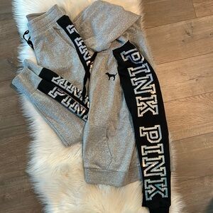 Pink brand tracksuit